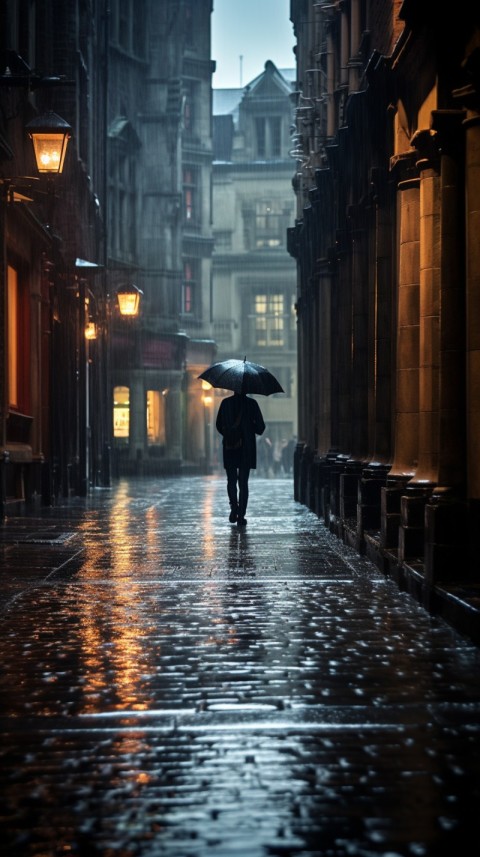 Aesthetic Rainy Day Street  (156)
