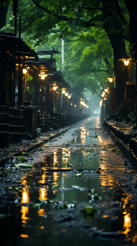 Aesthetic Rainy Day Street  (190)