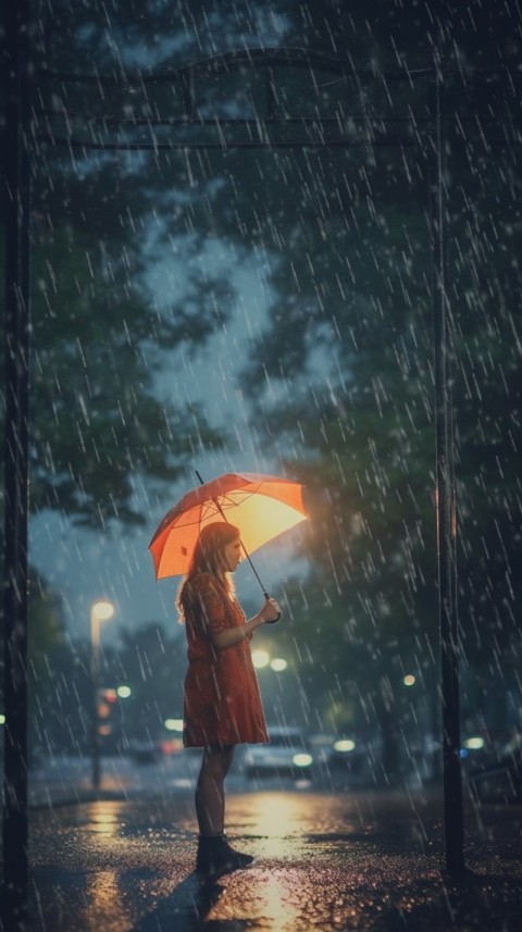 Girl in the rain aesthetic (56)