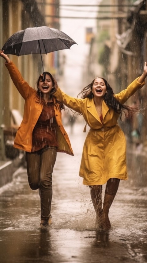 Girl in the rain aesthetic (78)