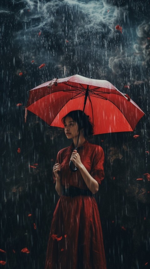 Girl in the rain aesthetic (55)