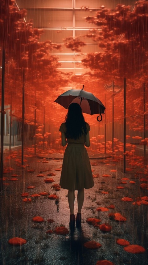 Girl in the rain aesthetic (57)