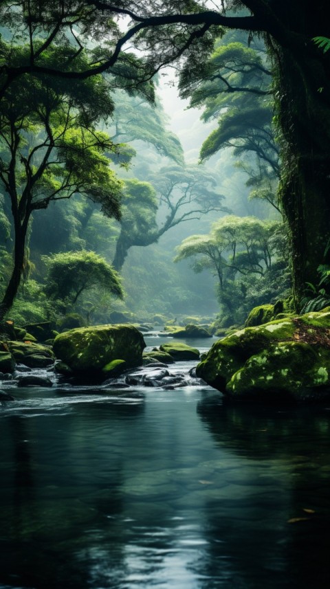 Green Nature Rainforest Aesthetic (75)