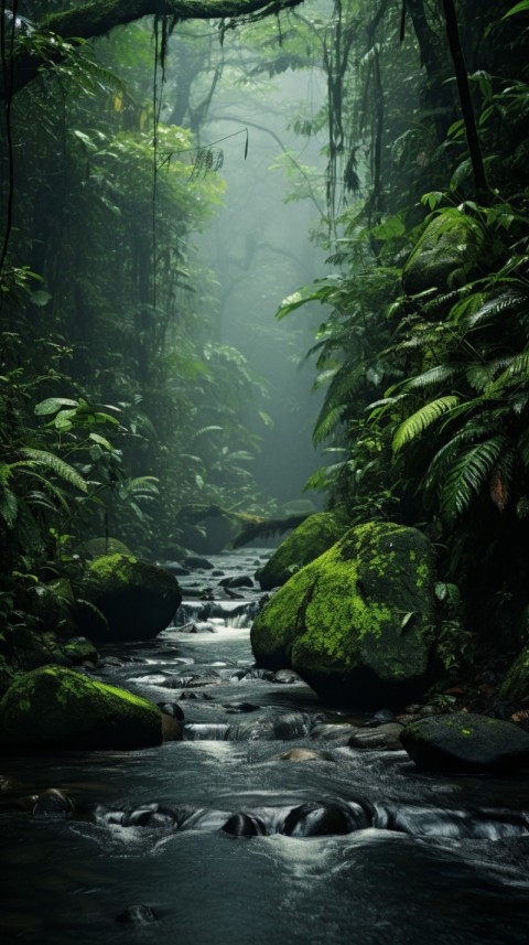 Green Nature Rainforest Aesthetic (142)
