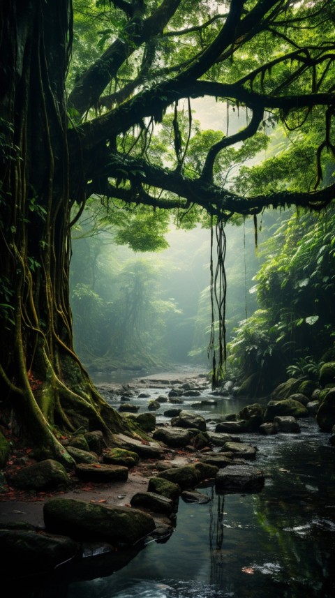 Green Nature Rainforest Aesthetic (103)