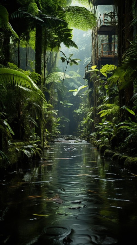 Green Nature Rainforest Aesthetic (126)