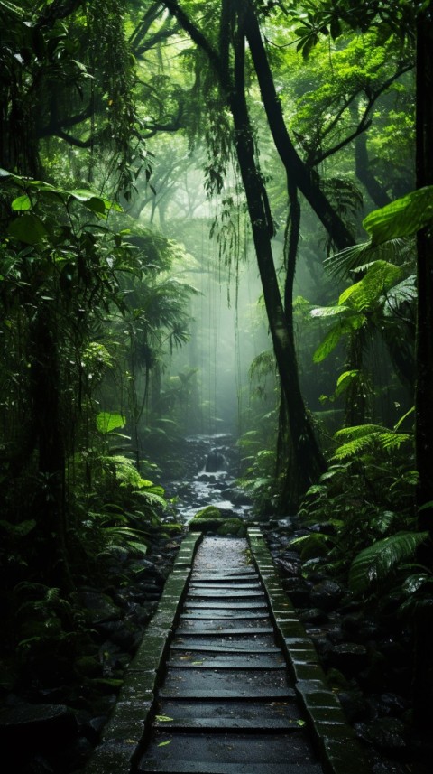Green Nature Rainforest Aesthetic (148)