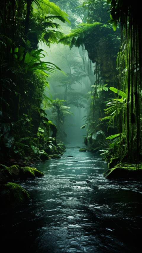 Green Nature Rainforest Aesthetic (160)