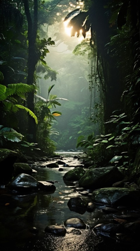 Green Nature Rainforest Aesthetic (204)