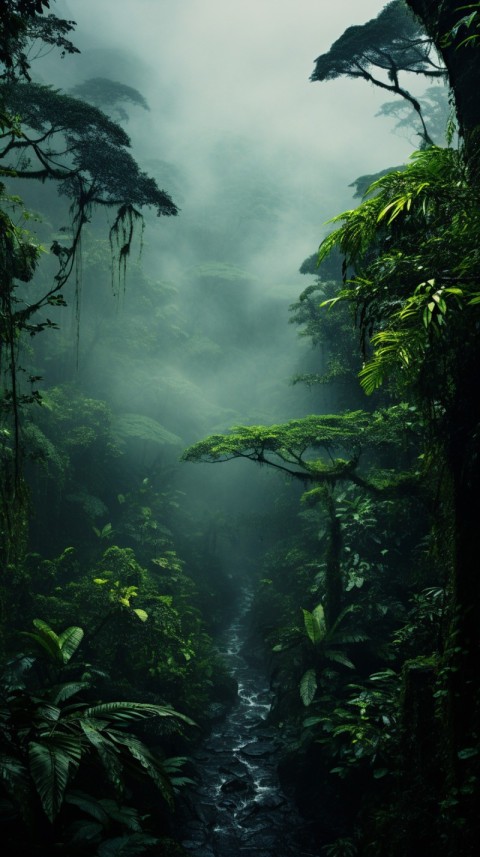 Green Nature Rainforest Aesthetic (247)