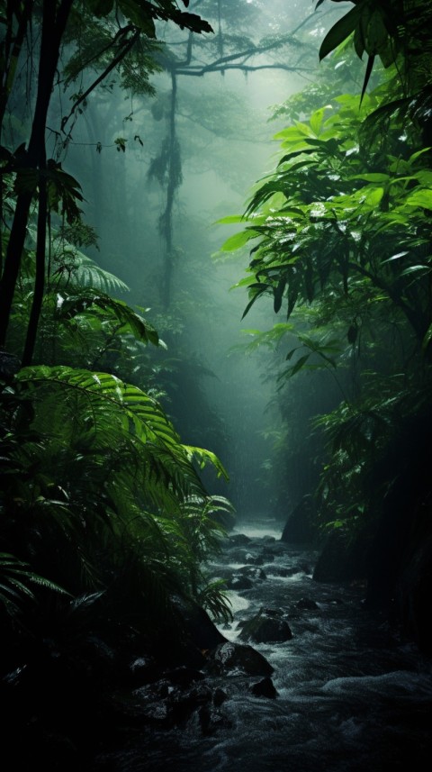 Green Nature Rainforest Aesthetic (251)