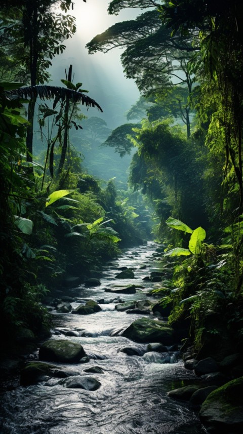 Green Nature Rainforest Aesthetic (256)