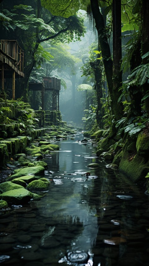 Green Nature Rainforest Aesthetic (374)