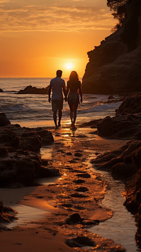 Couple walking holding hands Aesthetic (95)