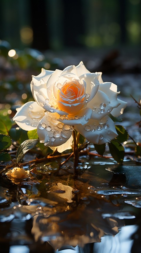 Beautiful White Calm Flower Aesthetics (20)