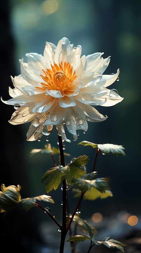 Beautiful White Calm Flower Aesthetics (45)