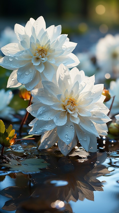 Beautiful White Calm Flower Aesthetics (37)