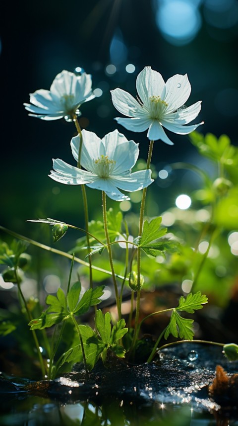 Beautiful White Calm Flower Aesthetics (35)