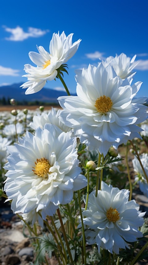 Beautiful White Calm Flower Aesthetics (12)