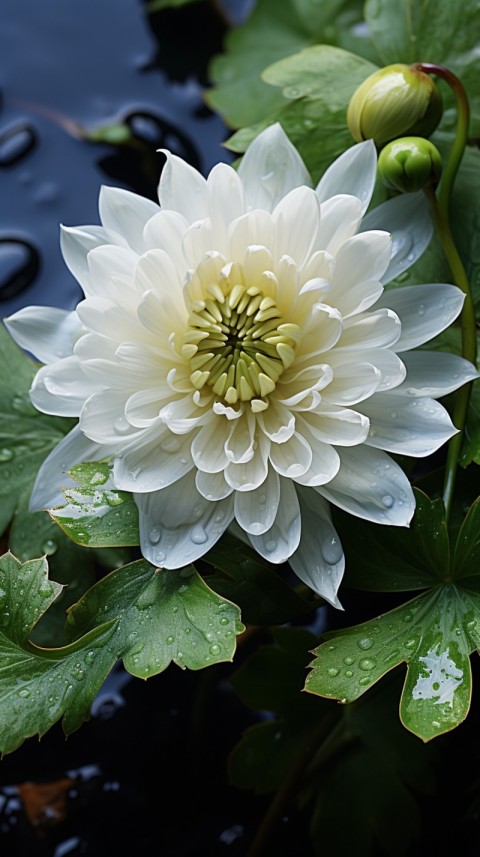 Beautiful White Calm Flower Aesthetics (15)
