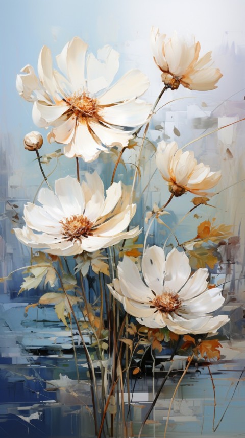 Beautiful White Calm Flower Aesthetics (2)
