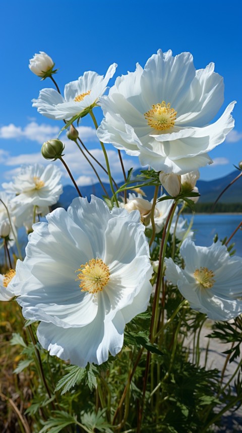 Beautiful White Calm Flower Aesthetics (11)