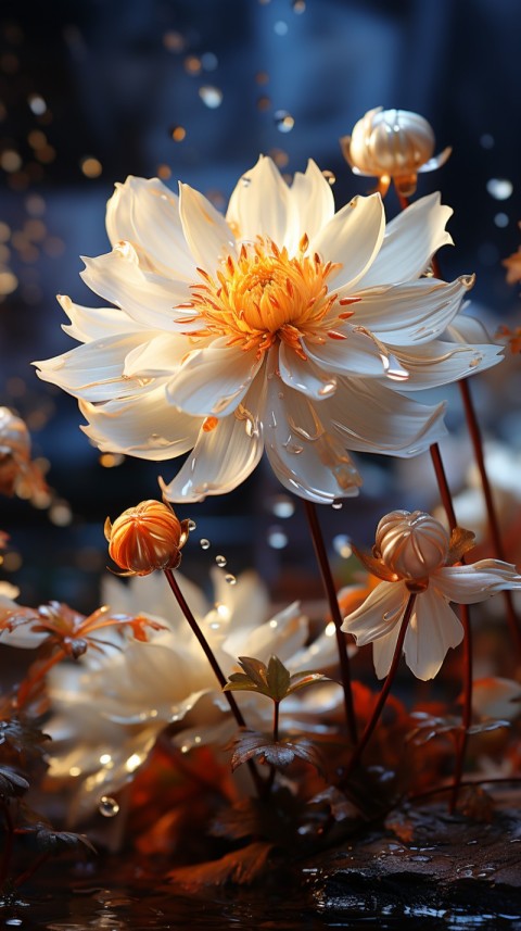 Beautiful White Calm Flower Aesthetics (51)