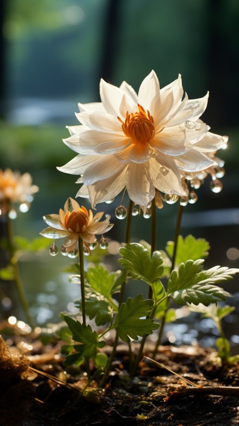 Beautiful White Calm Flower Aesthetics (55)