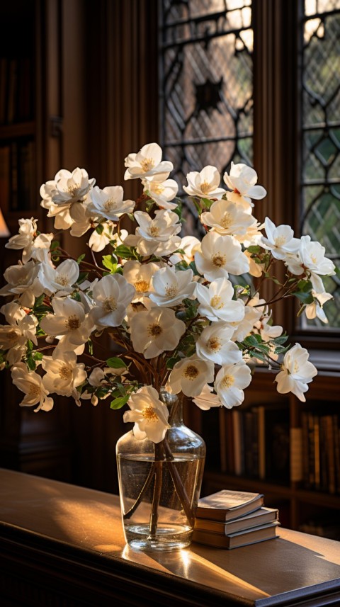 Beautiful White Calm Flower Aesthetics (63)