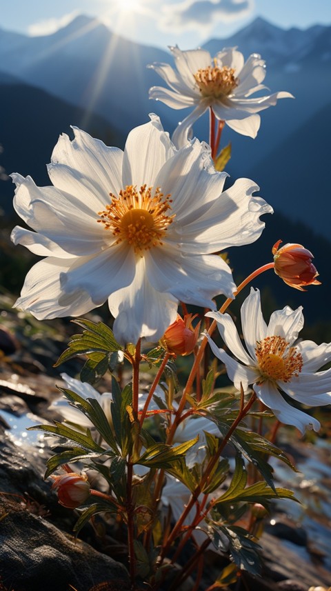 Beautiful White Calm Flower Aesthetics (100)