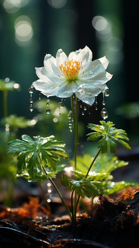 Beautiful White Calm Flower Aesthetics (69)