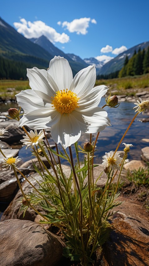 Beautiful White Calm Flower Aesthetics (96)