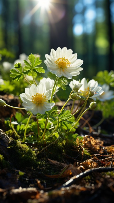 Beautiful White Calm Flower Aesthetics (76)