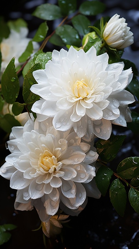 Beautiful White Calm Flower Aesthetics (149)