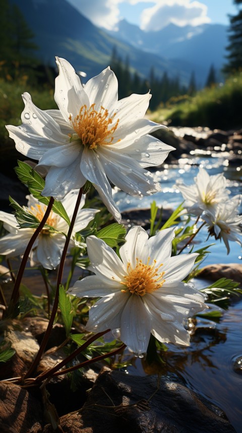 Beautiful White Calm Flower Aesthetics (102)
