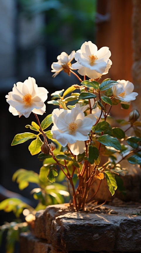 Beautiful White Calm Flower Aesthetics (107)