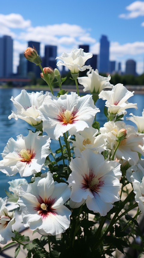 Beautiful White Calm Flower Aesthetics (136)