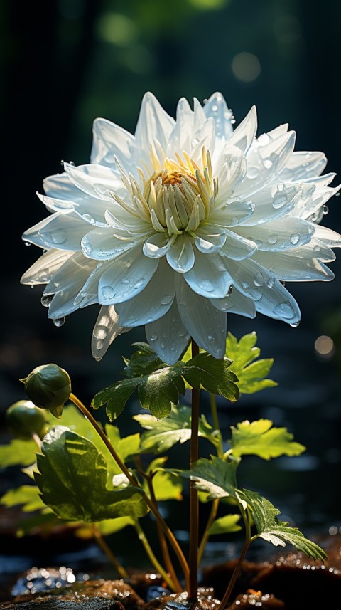 Beautiful White Calm Flower Aesthetics (145)