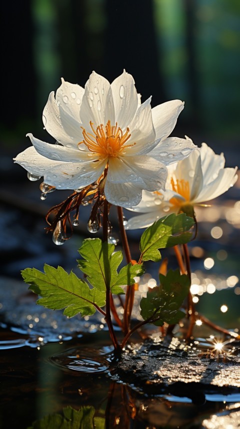 Beautiful White Calm Flower Aesthetics (120)