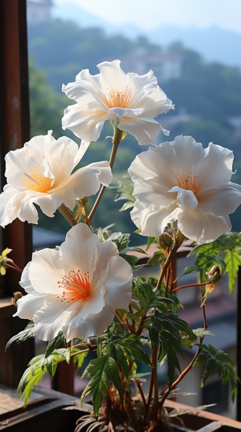 Beautiful White Calm Flower Aesthetics (160)