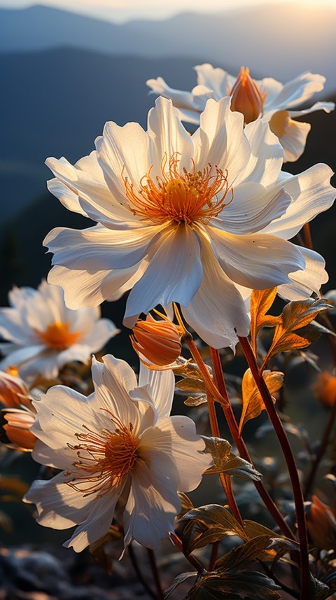 Beautiful White Calm Flower Aesthetics (171)