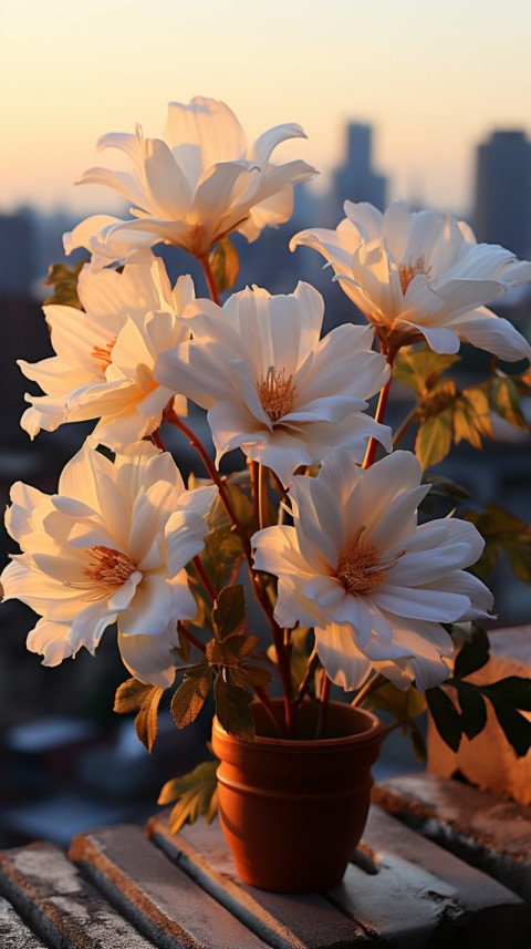 Beautiful White Calm Flower Aesthetics (156)