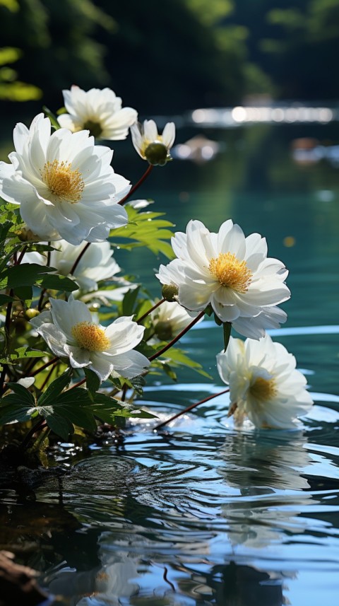 Beautiful White Calm Flower Aesthetics (193)
