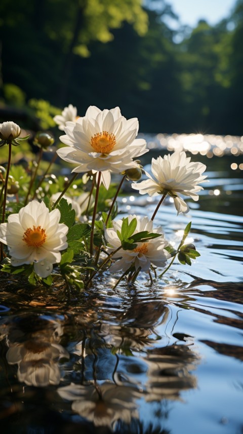 Beautiful White Calm Flower Aesthetics (194)
