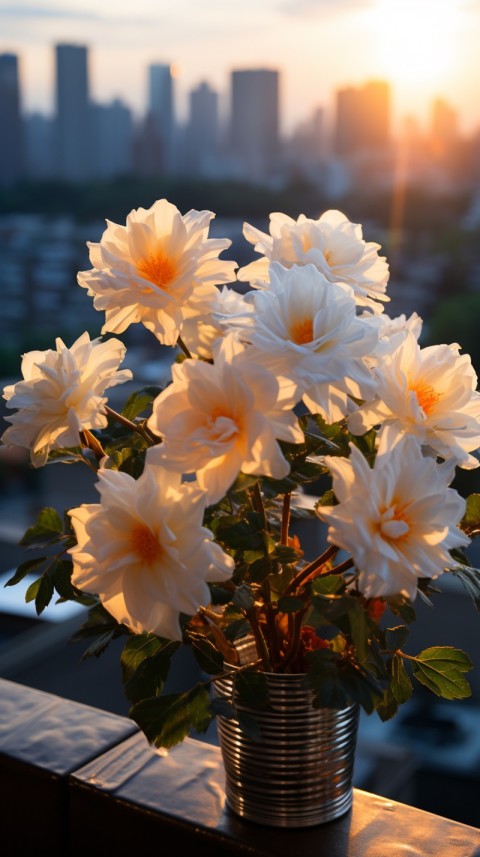 Beautiful White Calm Flower Aesthetics (159)