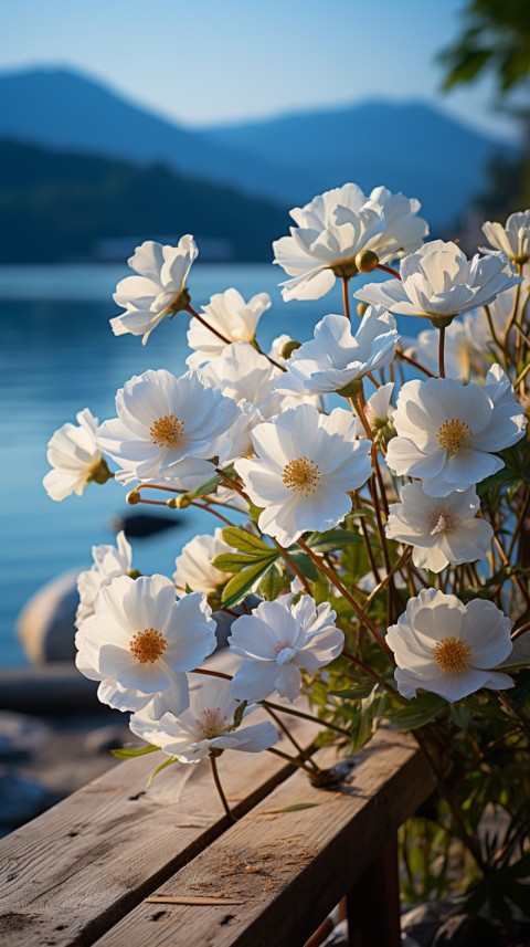 Beautiful White Calm Flower Aesthetics (178)