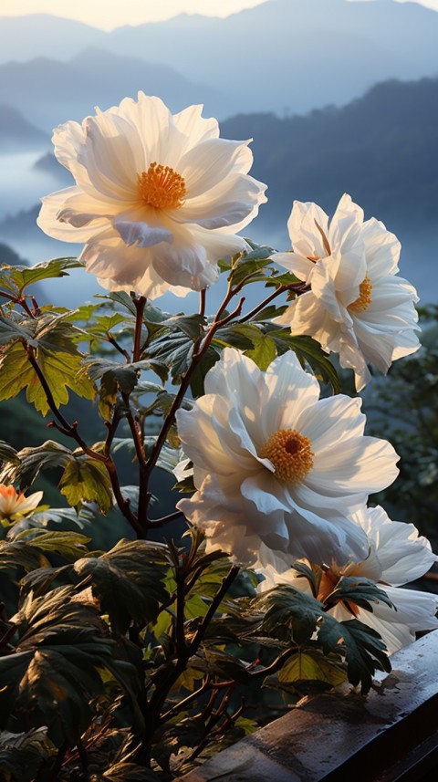 Beautiful White Calm Flower Aesthetics (161)