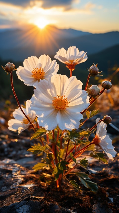 Beautiful White Calm Flower Aesthetics (168)
