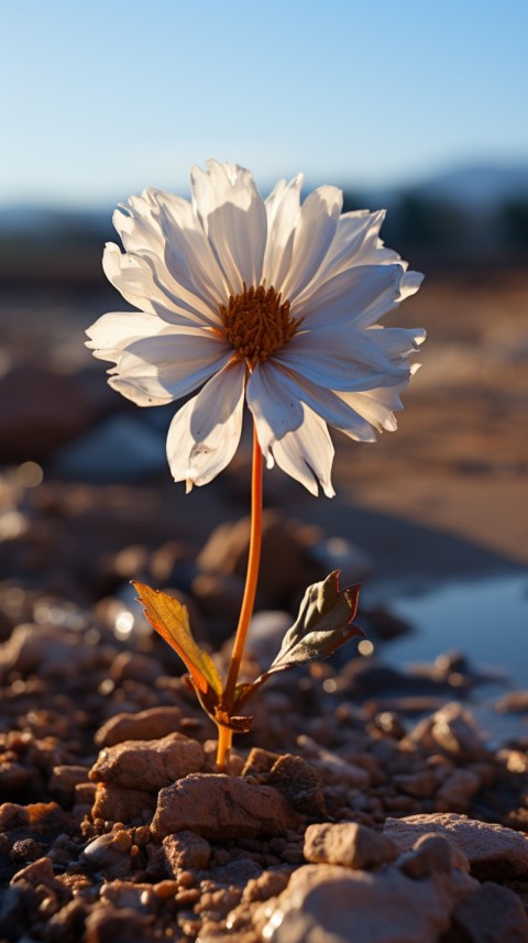 Beautiful White Calm Flower Aesthetics (227)