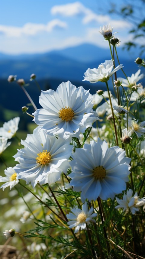 Beautiful White Calm Flower Aesthetics (212)